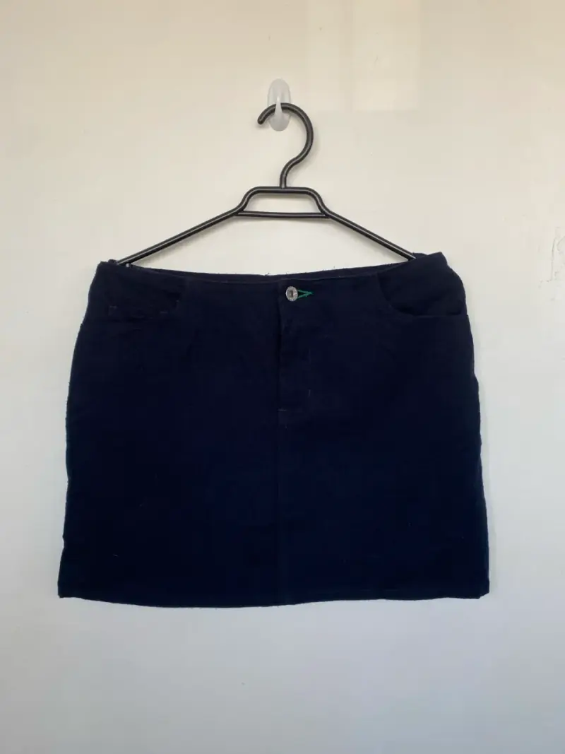 Falda azul marino tommy talla xs - 1