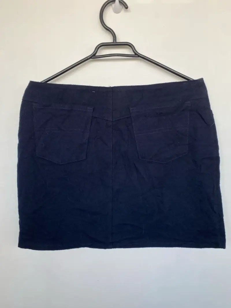 Falda azul marino tommy talla xs - 2