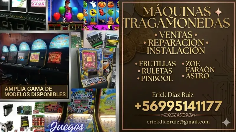 Pinball Super Santiago en venta frutillas ruletas - 4