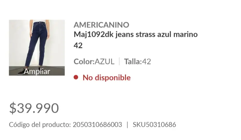 Jeans americanino mujer - 6