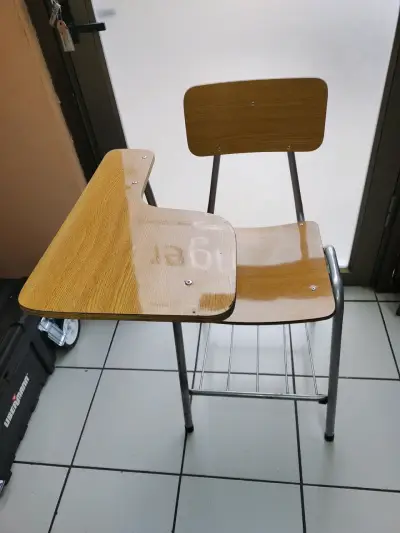 Silla escolar con escritorio universitaria - miniatura 2