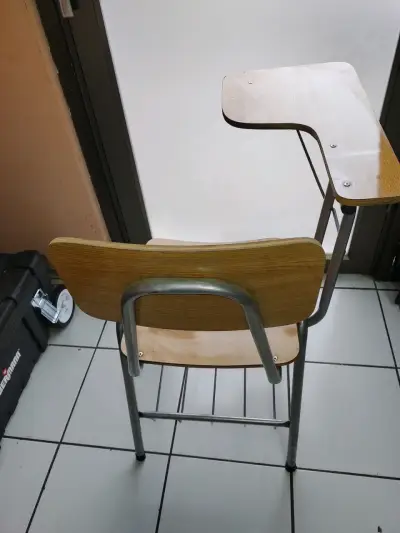 Silla escolar con escritorio universitaria - miniatura 3