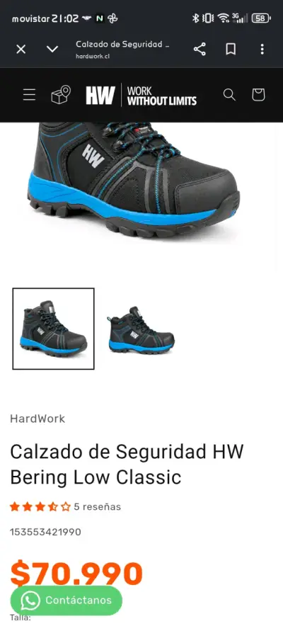 Botas de trekking Hard Work - miniatura 2