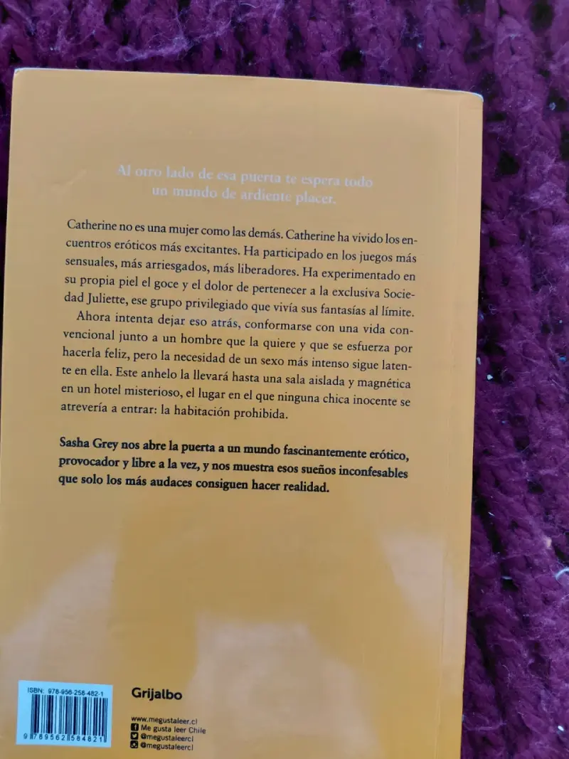 Libro 'La Habitación Prohibida' de Sasha Grey - 2