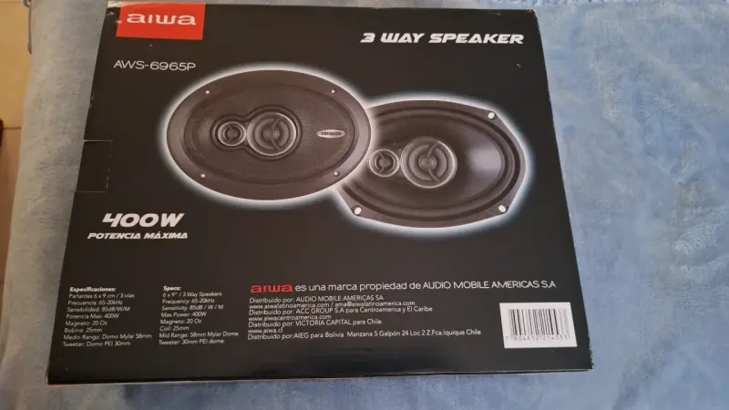 Parlante Aiwa AWS-6965P 3 vías - 1