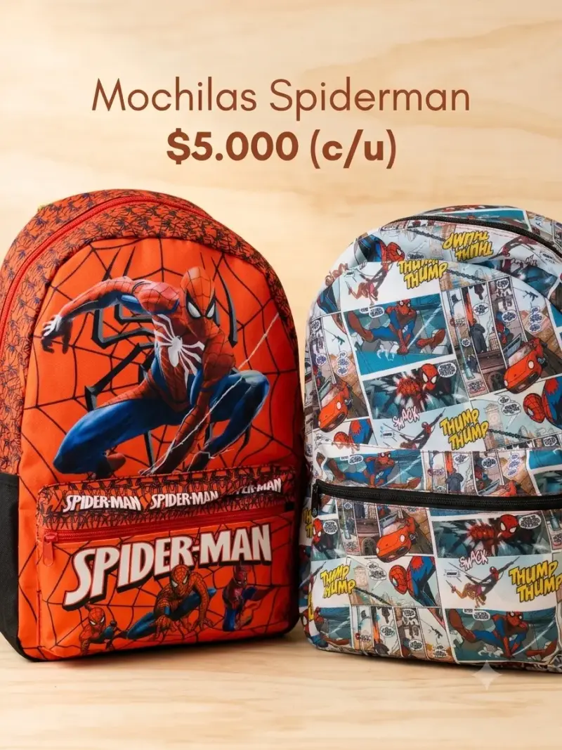 Mochila Spiderman infantil