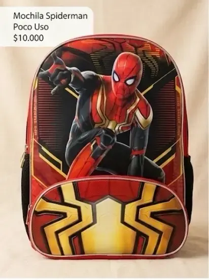 Mochila Spiderman poco uso