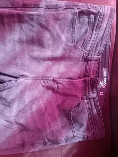 Jeans gris efecto desgastado - miniatura 2