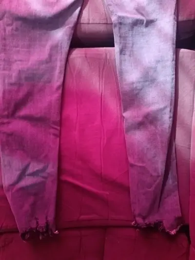 Jeans gris efecto desgastado - miniatura 6