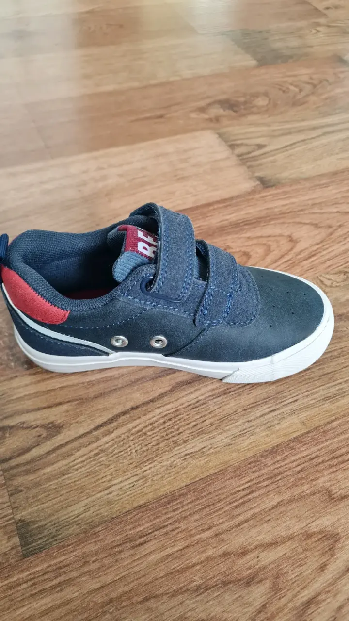Zapatilla Colloky infantil azul con velcro - 1