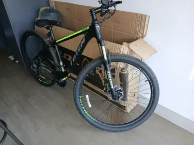 Bicicleta Totem MTB negra y verde - miniatura 1