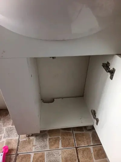 Lavamanos blanco con mueble - miniatura 4
