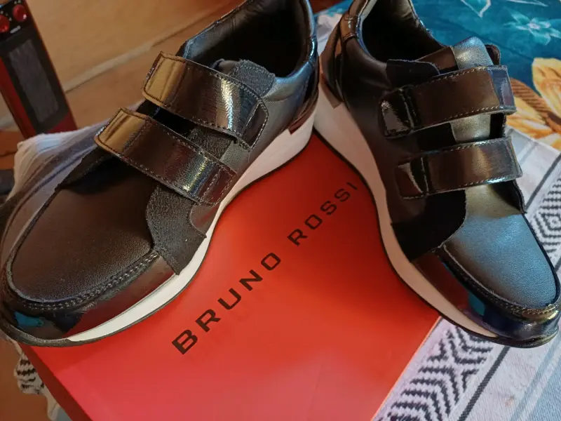Zapatos deportivos negros Bruno Rossi - 1