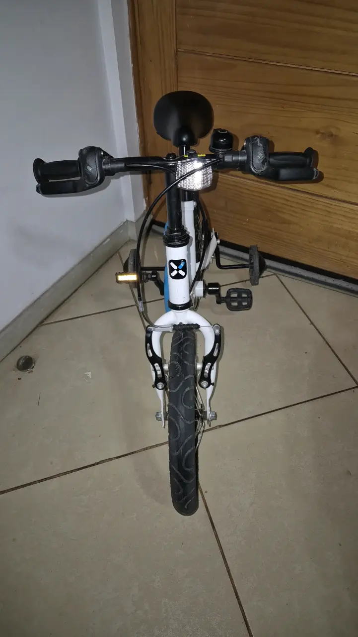 Bicicleta infantil aro 14 con ruedas de apoyo - 3