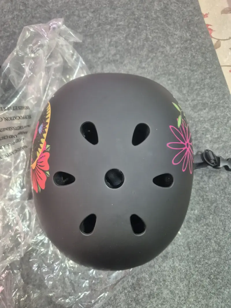 Casco ciclismo Ibikes diseño floral - 4