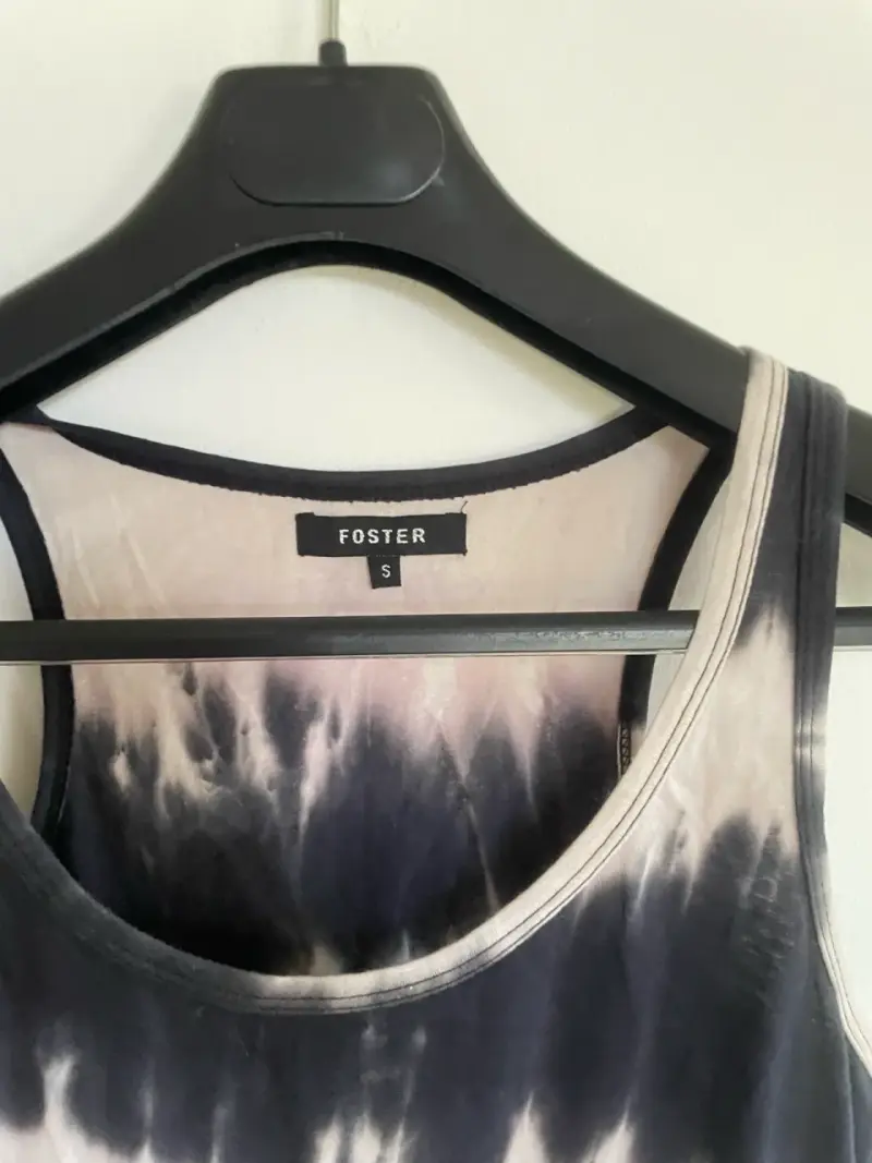 Body tie-dye blanco y negro - 6