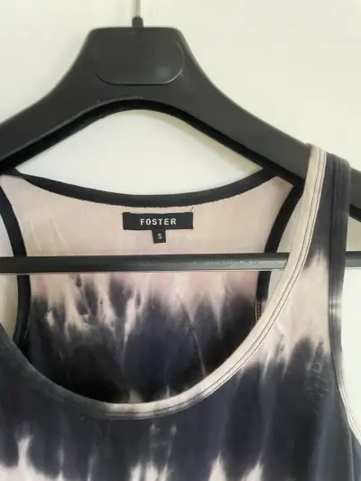 Body tie-dye blanco y negro - miniatura 6