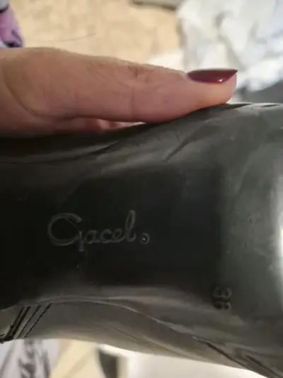 Botines de cuero negros Gacel 36 - miniatura 3