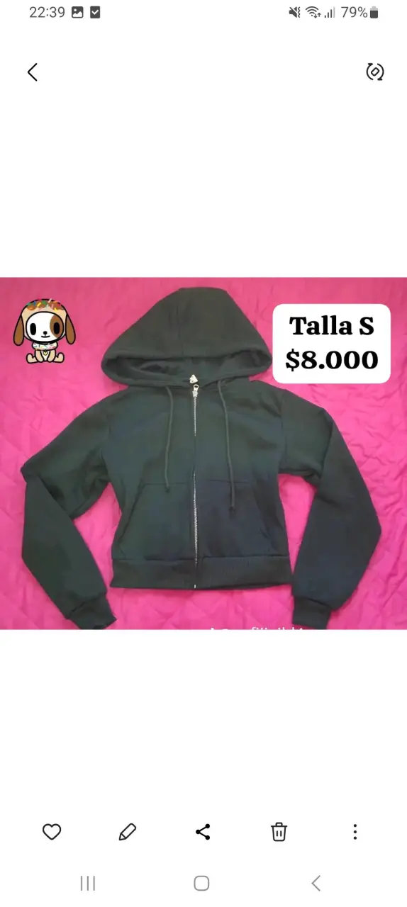 Chaqueta negra con forro polar - 2