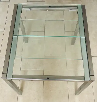 Mesa de vidrio, es extensible. - miniatura 4