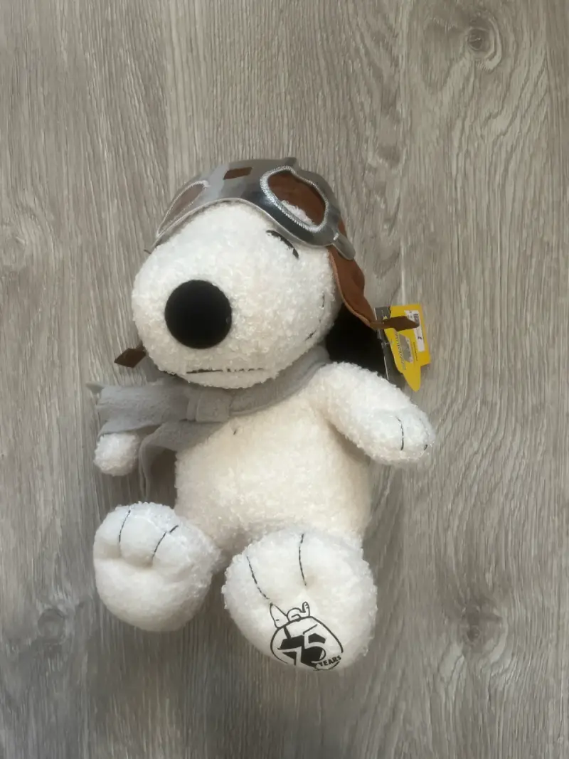 Peluche Snoopy con casco aviador - 1