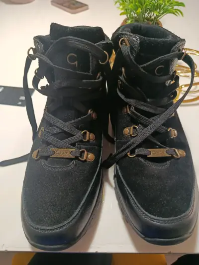 Botines Gacel negros de gamuza - miniatura 1