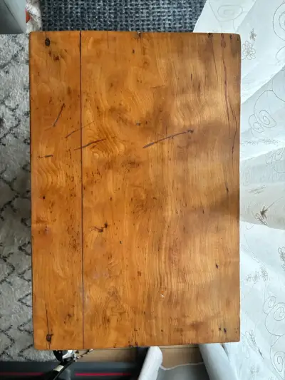 Velador vintage de madera - miniatura 3