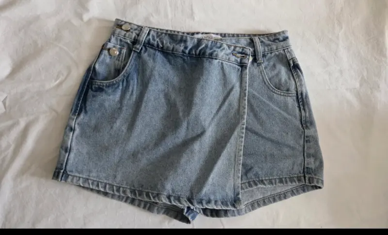 Falda Short mezclilla - 1