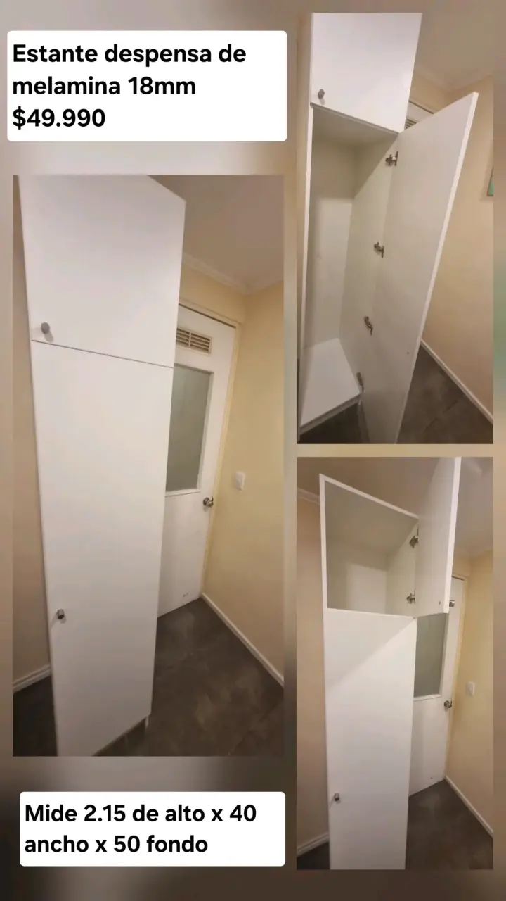 Estante despensa melamina