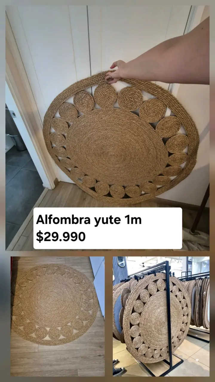 Alfombra de yute 1m