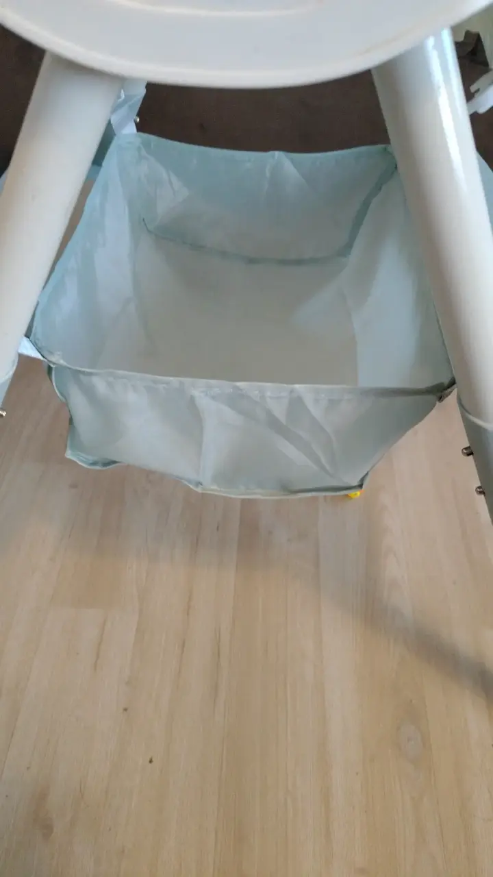 Silla alta para bebé gris - 3