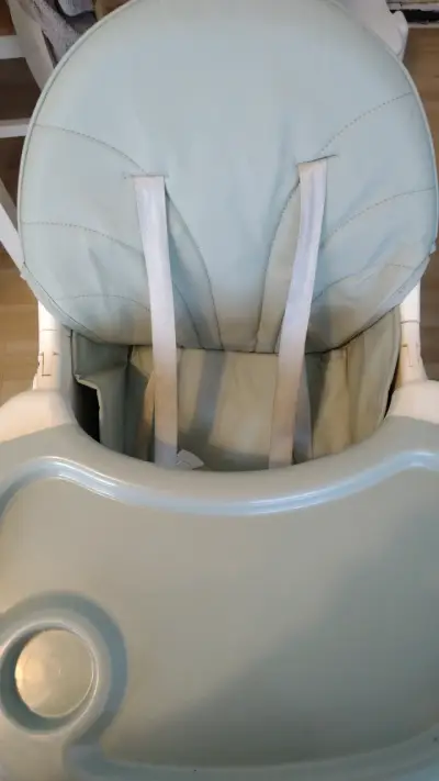 Silla alta para bebé gris - miniatura 4