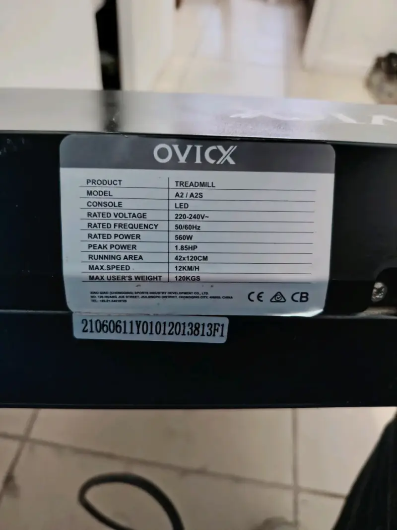 Trotadora OVICX A2/A2S - 1