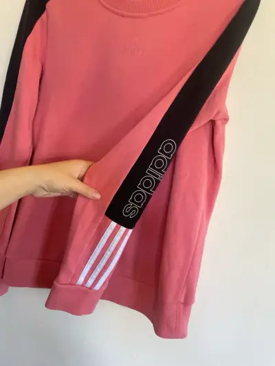 Polerón rosado Adidas S - miniatura 4