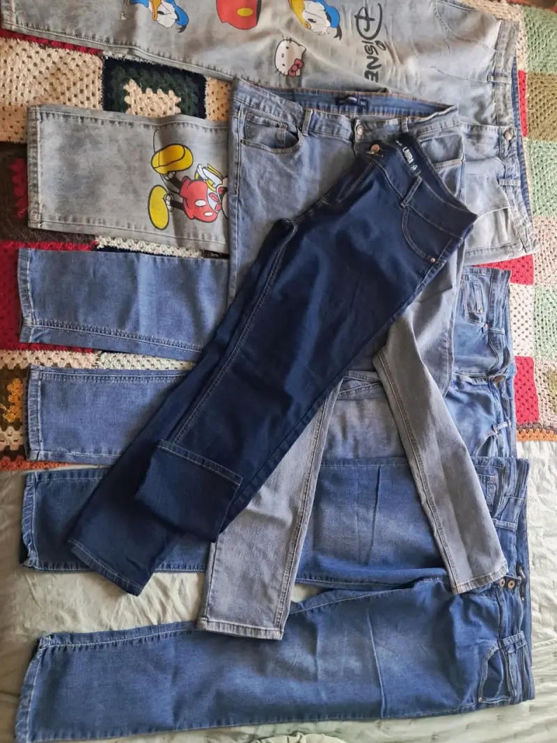 Extralindas Lote de blusas, jeans y chaquetas xl - 2