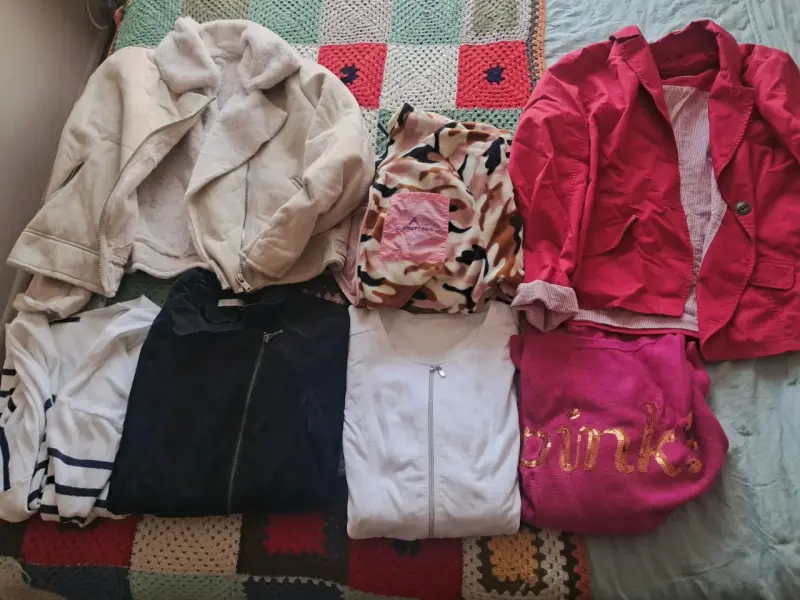 Extralindas Lote de blusas, jeans y chaquetas xl - 3