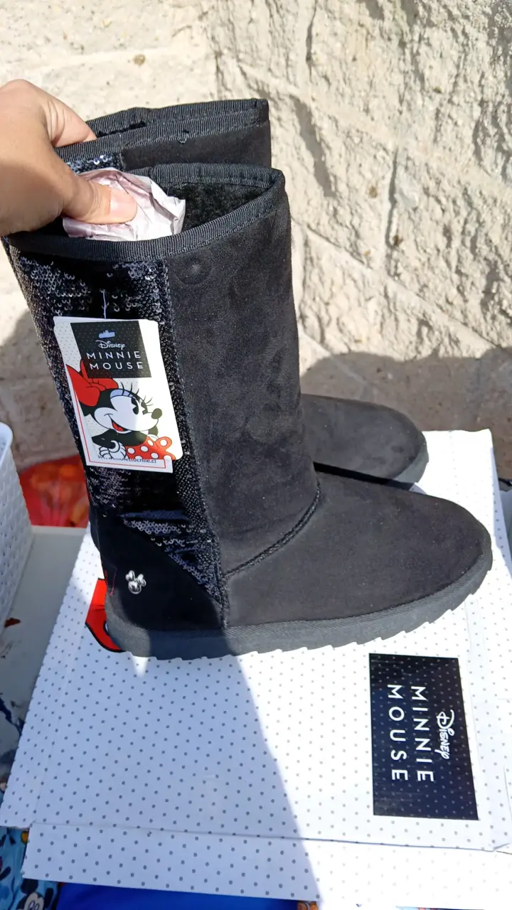 Botas negras chiporro y gamuza altas 40 - 2