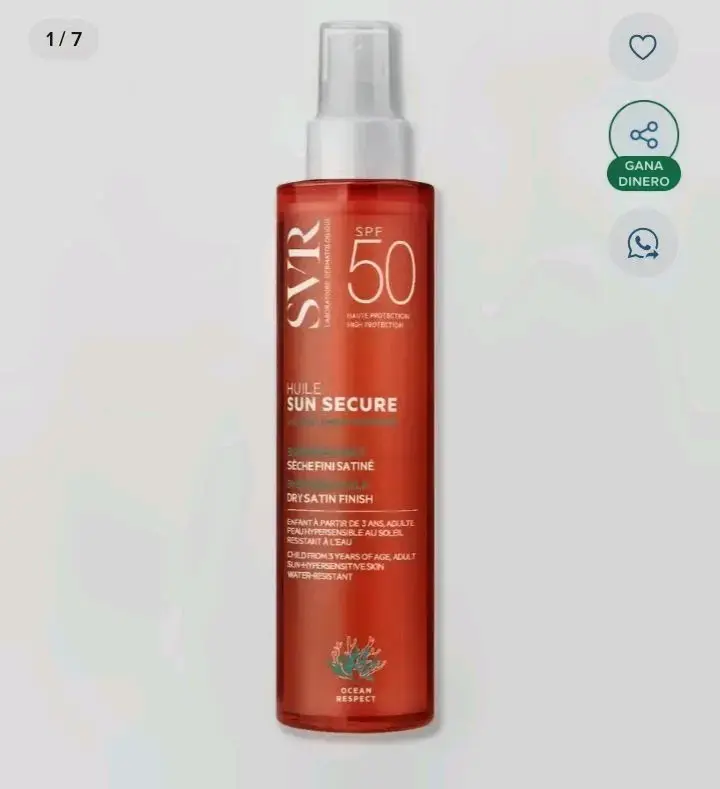 Protector solar SVR SPF 50