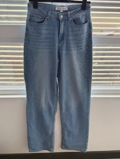 Jeans azules con apliques - miniatura 1