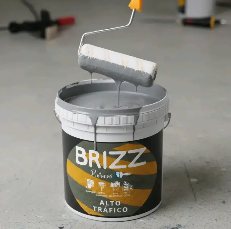 Pintura para alto tráfico Brizz +Rodillo - 3