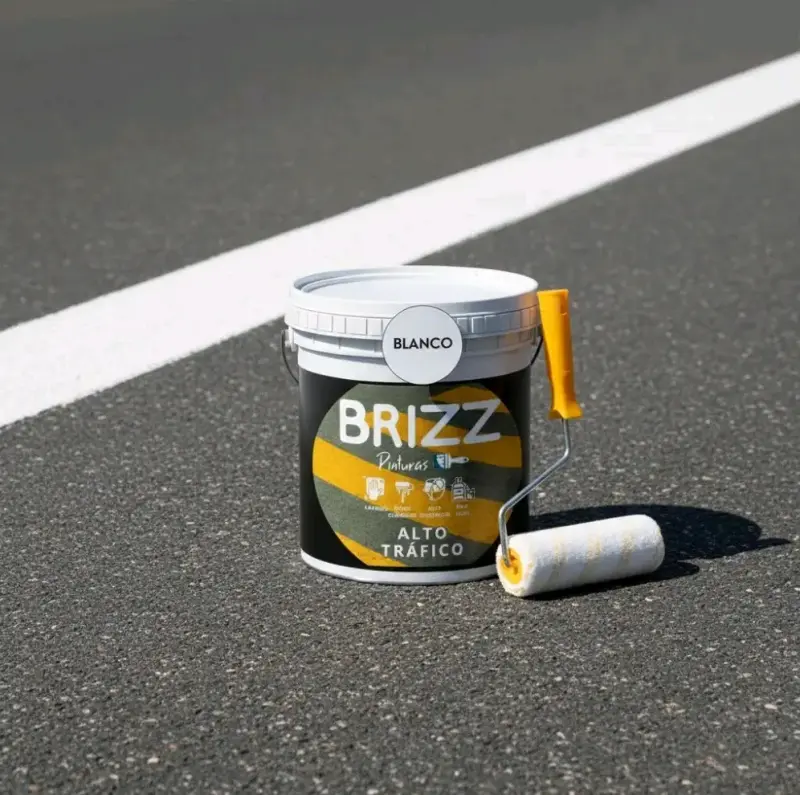 Pintura para alto tráfico Brizz +Rodillo - 4