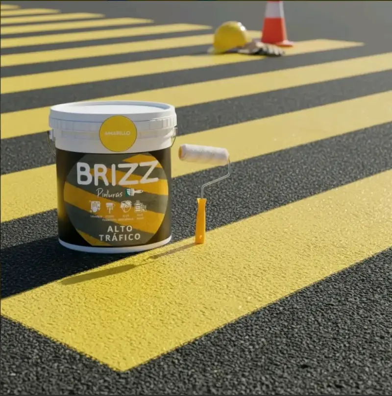 Pintura para alto tráfico Brizz +Rodillo - 5
