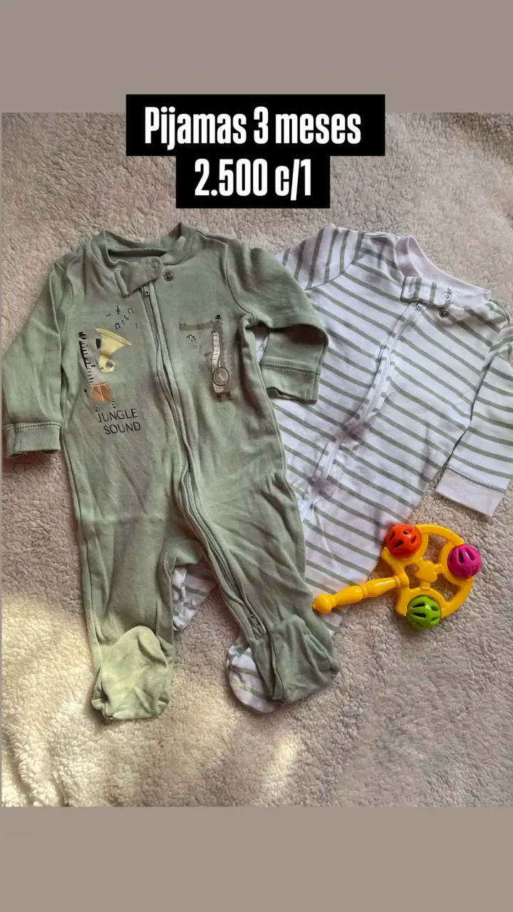Pijamas de bebé 3 meses - 1