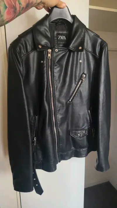 chaqueta y forro Zara negro - miniatura 3