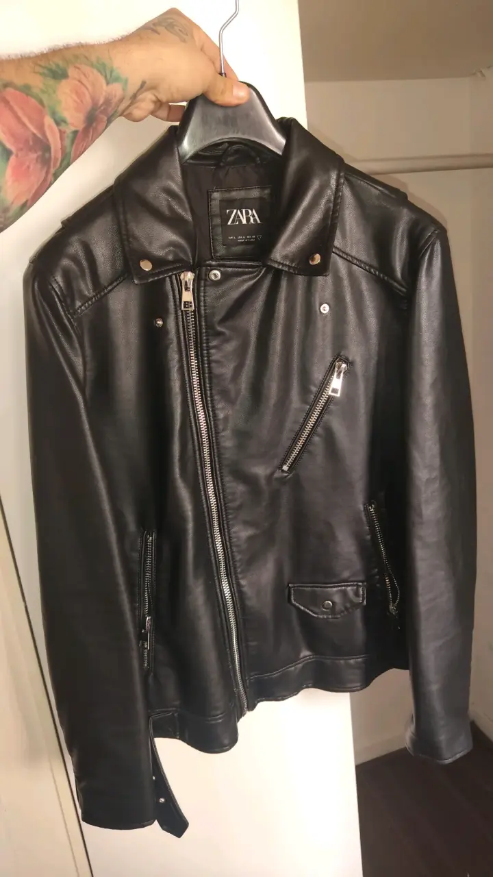 chaqueta y forro Zara negro - 4