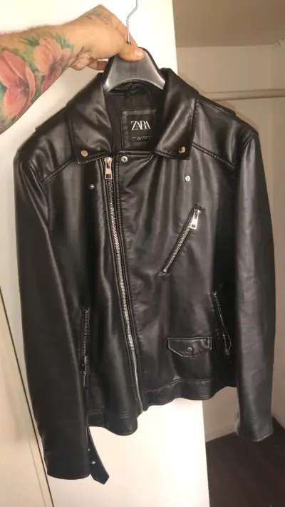 chaqueta y forro Zara negro - miniatura 4