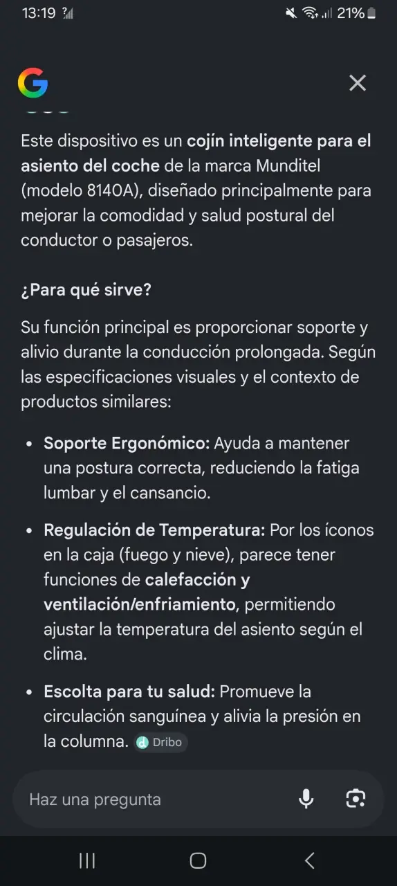 Cojín inteligente para auto - 5
