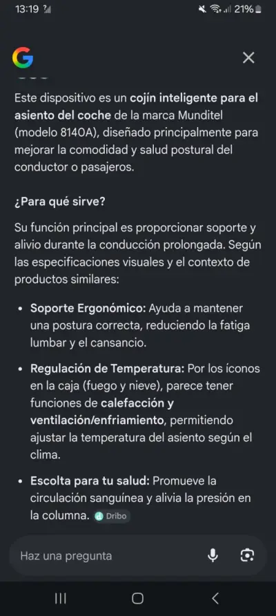 Cojín inteligente para auto - miniatura 5