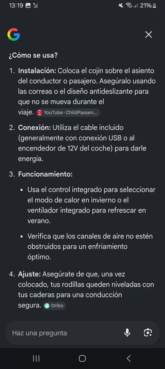 Cojín inteligente para auto - 6
