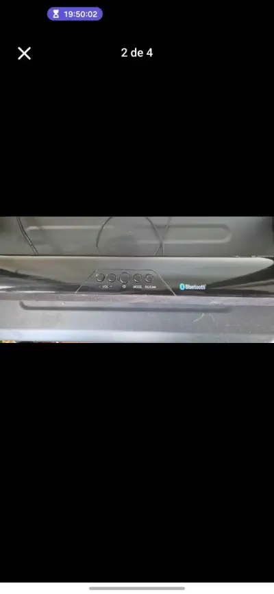 Barra de sonido MASTER G Bluetooth negra - miniatura 1